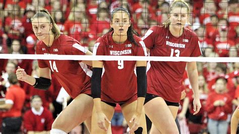 wisconsin volleyball team video|Badgers best Gophers in five